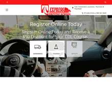 Tablet Screenshot of express-drivingschool.com